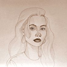 Mi proyecto del curso: Cuaderno de retratos a línea con grafito. Fine Arts, Sketching, Drawing, Portrait Drawing, and Sketchbook project by Ale Peregrina - 02.09.2024