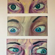 Meu projeto do curso: Pintura de olhos a óleo: a alma do retrato. Un progetto di Pittura e Pittura ad olio di sandra.mega - 12.02.2024