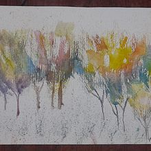 Mi proyecto del curso: Paisajes naturales en acuarela. Artes plásticas, Pintura, e Pintura em aquarela projeto de Nieves Richard - 12.02.2024