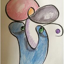 un regard. Traditional illustration project by Louise La - 02.12.2024