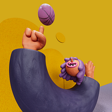 3D Animation "B-Ball". Un progetto di Motion graphics di Mathias Foot - 10.01.2024