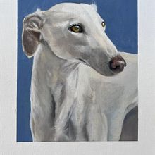 My project for course: Realistic Pet Portraits with Oil Painting. Fine Arts, Painting, Oil Painting, and Naturalistic Illustration project by Vicky Zhou - 02.10.2024
