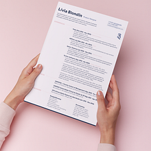 Meu projeto do curso: Currículo para criativos: crie seu CV e carta de apresentação. Consultoria criativa, Desenvolvimento de portfólio, Comunicação, e Business projeto de Lívia S.B. - 12.02.2024