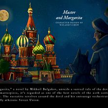Master and Margarita . % Milena Kolesniak tarafından hazırlanan Karakter Tasarımı, Dijital İllüstras, on, Animas, Ve on projesi - 02.13.2024