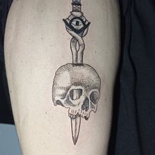 Meu projeto do curso: Técnicas de tatuagem blackwork com fine line. Desenho de tatuagens projeto de Lucas Soares - 13.02.2024