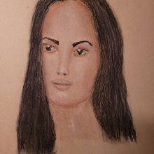 My project for course: Illustration with Pastel and Coloured Pencils Arurea. Traditional illustration, Fine Arts, Pencil Drawing, Drawing, Portrait Drawing, Realistic Drawing, and Artistic Drawing project by aquariancore - 02.13.2024