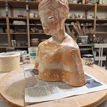 Mon projet du cours : Initiation à la sculpture figurative en argile. Fine Arts, and Sculpture project by clementine_nemo - 02.14.2024