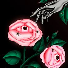 Rose & Bees. Digital Illustration project by Rita Lvit - 02.14.2024