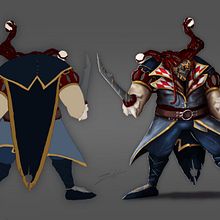 Funguary: Clathus Ruber. Concept Art, and Character Design project by Josh Goldblatt - 02.14.2024