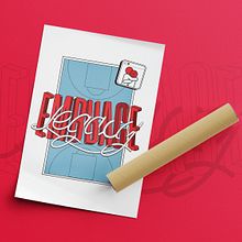 My project for course: ​​Vibrant Lettering: Find Your Style Through Pop Culture. Un progetto di Illustrazione tradizionale, Graphic design, Lettering, Lettering digitale e Design tipografico di Adriana Ferro - 14.02.2024