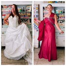 Old wedding dress transformation!. Un projet de Couture de Caitlin Trantham - 14.02.2024