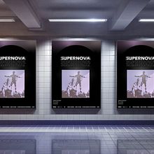 supernova concert. Design, Advertising, Traditional illustration, Editorial Design, T, pograph, Street Art, Poster Design, Portrait Photograph, Information Design, Graphic Design, Art Direction, Arts, Crafts, Design Management, and Game Design project by Savo Ako - 02.14.2024