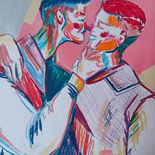 Dessin expressif de la figure humaine : formes et couleurs. Un proyecto de Bellas Artes, Dibujo a lápiz, Dibujo, Dibujo de Retrato, Dibujo realista, Dibujo anatómico y Pintura gouache de Rachel Pedraza - 14.02.2023