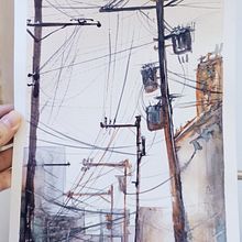 Peinture expressive à l'aquarelle : illustrations captivantes. Un proyecto de Bellas Artes, Pintura y Pintura a la acuarela de Rachel Pedraza - 15.02.2024