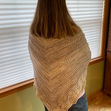 More Simple Lines Shawl by Maanel on Ravelry. Knitting project by Beth Hopkins - 02.15.2024