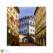 My project for course: Architectural Illustration with Watercolor. Traditional illustration, Sketching, Drawing, Watercolor Painting, Architectural Illustration, and Sketchbook project by Philip Vandenbussche - 02.15.2024