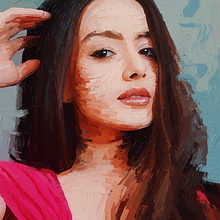 She is Beatriz Lopes - Creating Stunning Portraits: Procreate Course on Domestika for Beginners - Project by Rod Lovell. Traditional illustration, Pencil Drawing, Drawing, Portrait Drawing, Realistic Drawing, Artistic Drawing, Digital Drawing, Figure Drawing, Colored Pencil Drawing, Digital Illustration, Painting, Watercolor Painting, Acr, lic Painting, Oil Painting, Digital Painting, Gouache Painting, Matte Painting, Decorative Painting, Editorial Illustration, Arts, Crafts, and Fine Arts project by Rod Lovell - 02.14.2024