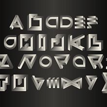 Escher typography. Un progetto di Design e Tipografia di Laurent Lacroix - 16.02.2024