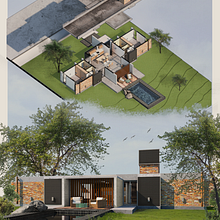 Mi proyecto del curso: Ilustración digital de proyectos arquitectónicos. Architecture, L, scape Architecture, Digital Illustration, Digital Architecture, and Architectural Illustration project by Sarah Lache - 02.17.2024