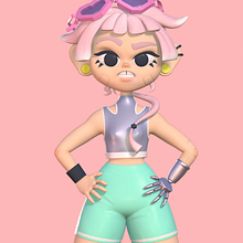 My project for course: Character Design: Develop Your Own Style. Character Design, Drawing, Digital Illustration, 3D Modeling, and 3D Character Design project by Vanessa Farano - 02.17.2024