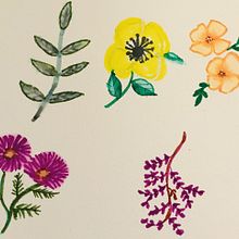 My project for course: Vibrant Floral Patterns with Watercolors. Watercolor Painting project by Tel Asiado - 02.17.2024