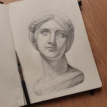 Study. Portrait Drawing, Drawing, Fine Arts, and Artistic Drawing project by Constantin Eugen Cozma - 02.16.2024