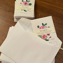 Ex libris. Traditional illustration, Botanical Illustration, Naturalistic Illustration, and Fine Arts project by Cristina Goodall - 11.27.2023