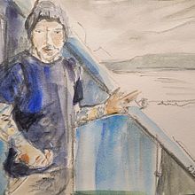 My project for course: Intro to Portrait Sketching: Draw in Real-Time Ein Projekt aus dem Bereich Skizzenentwurf, Zeichnung, Porträtzeichnung, Illustration mit Tinte und Zeichnen mit Buntstiften von Molli Woodtagger - 18.02.2024