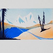 Balade Pyrénéene. Un progetto di Illustrazione tradizionale, Pittura, Narrativa e Pittura acrilica di viobunny - 18.02.2024