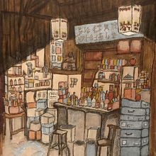 in side. Drawing project by Klaudia Traczyk - 02.18.2024