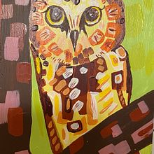 Owl . Arte plastice de Heather Bailey - 02.19.2024