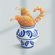 Zona de confort. Un proyecto de Ilustración infantil, Ilustración digital, Diseño de personajes y Decoración de interiores de Manu Martín - 20.02.2024