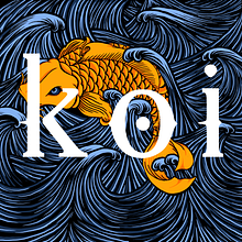 Koi (serigrafía). Un proyecto de Diseño, Bellas Artes, Diseño gráfico, Serigrafía, Creatividad, Dibujo, Diseño de carteles, Dibujo artístico e Instagram de Mikel Urtasun Osacar - 04.02.2014