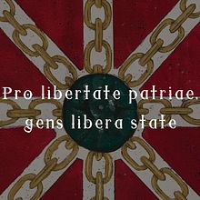 Pro libertate patriae, gens libera state. Un proyecto de Diseño, Ilustración tradicional, Bellas Artes, Diseño gráfico, Pintura, Creatividad, Dibujo, Diseño de carteles, Dibujo artístico, Instagram, Tipografía, Diseño tipográfico, Pintura gouache y Escritura creativa de Mikel Urtasun Osacar - 19.12.2021