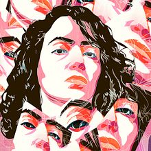 Retrato vectorial con texturas manuales . Ilustrație vectorială & Ilustrație digitală de Sara Azurdia - 02.20.2024