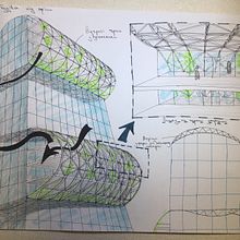 My project for course: Architectural Drawing: From Imagination to Conceptualization. Un progetto di Architettura, Bozzetti, Disegno e Illustrazione architettonica di marynazakernychna - 18.02.2024