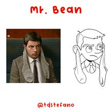 More Mr Bean. Digital Illustration, Digital Drawing, and Comic project by Tomas - 02.20.2024