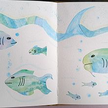 Mój projekt z kursu: Kreatywne szkice akwarelą dla początkujących. Traditional illustration, Sketching, Creativit, Drawing, Watercolor Painting, and Sketchbook project by Katarzyna - 02.21.2024