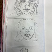 Cartoon self portrait . Traditional illustration project by Donna Garner - 02.21.2024
