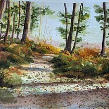 My project for course: Watercolor Fundamentals: Light and Color. Painting, Watercolor Painting, and Architectural Illustration project by Sherri H - 02.21.2024