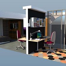Diseño Interior - DOMESTIKA. Een project van Interactief ontwerp, Interieurontwerp,  Interieur y Ruimtelijk ontwerp van Andrés Lechuga - 26.05.2024