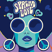Spread Love - Spring water. Ilustração tradicional, Packaging, e Design gráfico projeto de Antonio Sierra - 22.02.2024