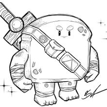 Bread Warrior. Un proyecto de Ilustración tradicional de Matheus Vitor Rodrigues Silverio - 21.02.2024