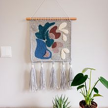 My project for course: Punch Needle for Rug Design Ein Projekt aus dem Bereich Erweiterungsentwicklung, H, werk, Stickerei, Dekoration von Innenräumen, Punch needle und Textildesign von Kamila - 22.02.2024