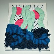 Multi-Technique Weaving. Fiber Arts project by Emie Yourd - 02.23.2024