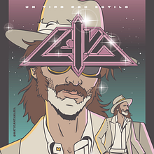 POSTER LEIVA. Un proyecto de Ilustración tradicional, Dibujo, Ilustración vectorial, Ilustración digital, Música y Diseño editorial de Matu Santamaria - 23.02.2024