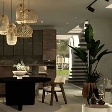 Mi proyecto del curso: Render de interiores con SketchUp y V-Ray Next. Un progetto di Architettura, Architettura d'interni, Architettura digitale e ArchVIZ di María Florencia Alcaraz - 19.02.2024