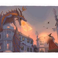 Mein Abschlussprojekt für den Kurs: Stimmungsvolle Bilder mit Procreate malen: Vom Konzept zur Farbe. Digital Illustration, Digital Drawing, and Editorial Illustration project by sabrinakoenig23 - 02.23.2024