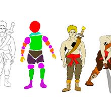 Mi proyecto del curso: Introducción al diseño de personajes para animación y videojuegos. Un projet de Illustration traditionnelle, Animation, Conception de personnages, Jeux vidéo , et Conception de jeux vidéo de Carlos Andres Lis - 23.02.2024