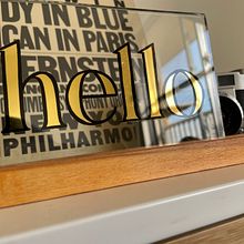 Hello! My project for course: Gold Gilding on Glass Ein Projekt aus dem Bereich H, werk, T, pografie, DIY, H und Lettering von Zanetta - 23.02.2024